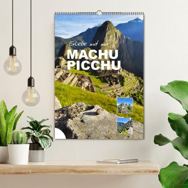 Produktbild: Erlebe mit mir Machu Picchu (Wandkalender 2026 DIN A2 hoch), CALVENDO Monatskalender
