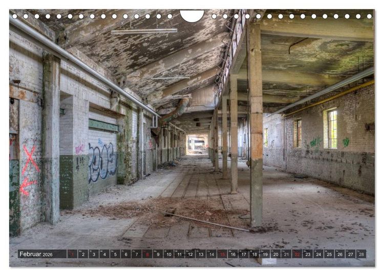 Produktbild: Lost Places in Deutschland 2026 (Wandkalender 2026 DIN A4 quer), CALVENDO Monatskalender