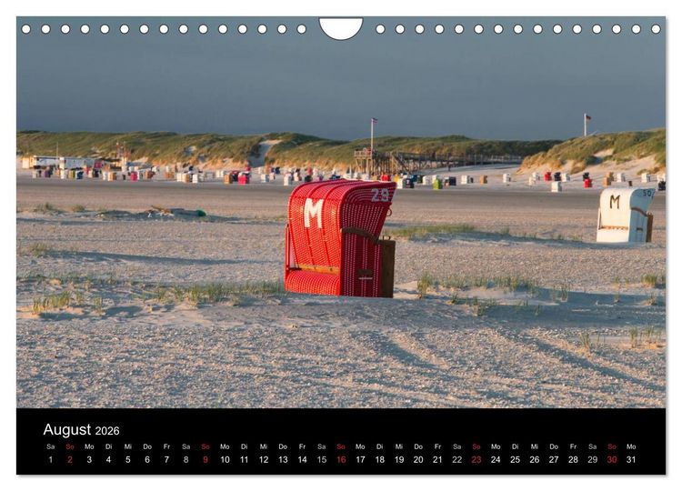 Produktbild: Amrumer Impressionen (Wandkalender 2026 DIN A4 quer), CALVENDO Monatskalender