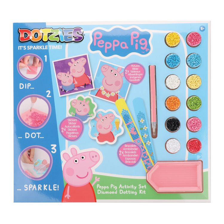 Produktbild: Dotzies by Diamond Dotz Set Peppa Pig