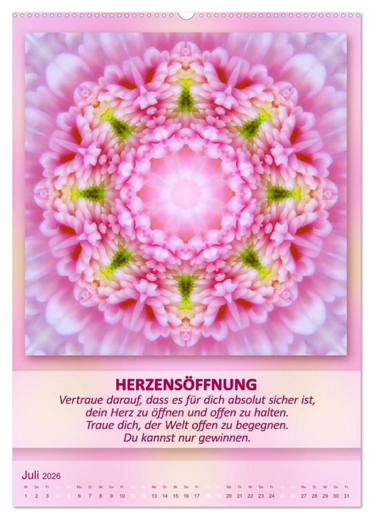 Produktbild: Light Energy Mandalas - Kalender - Vol. 1 (Wandkalender 2026 DIN A2 hoch), CALVENDO Monatskalender