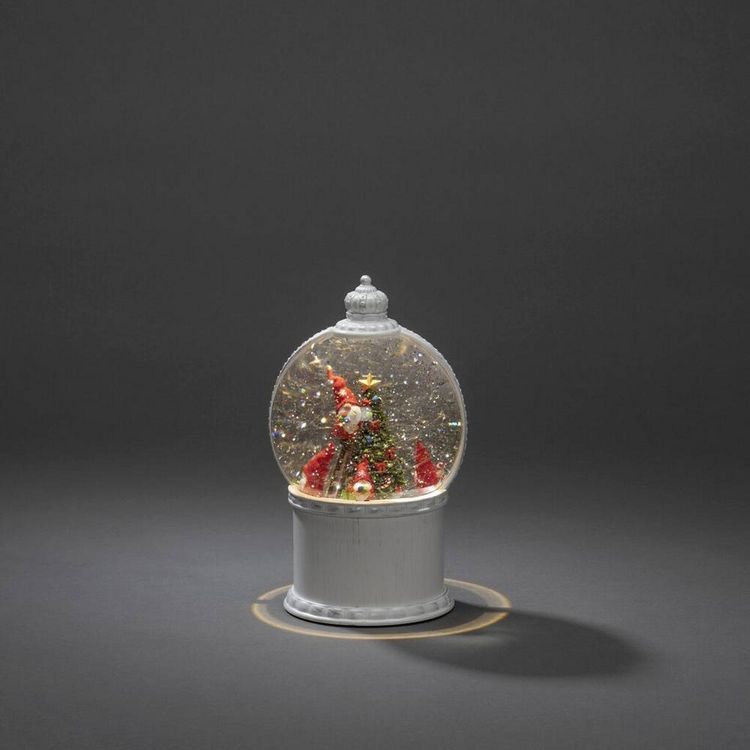 Produktbild: Konstsmide 4300-200 LED-Laterne Weihnachtsmann Warmwei&szlig; LED Wei&szlig; mit Wasser gef&uuml;llt, Timer