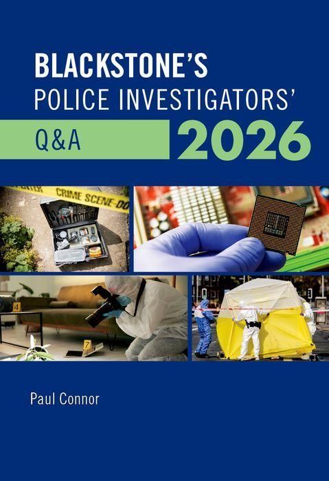 Produktbild: Blackstone's Police Investigators' Q&A 2026