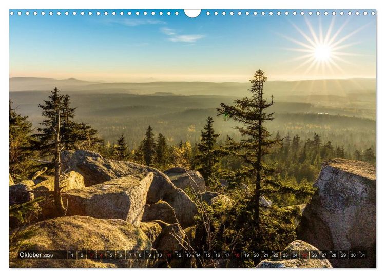 Produktbild: Zauberhaftes Fichtelgebirge (Wandkalender 2026 DIN A3 quer), CALVENDO Monatskalender