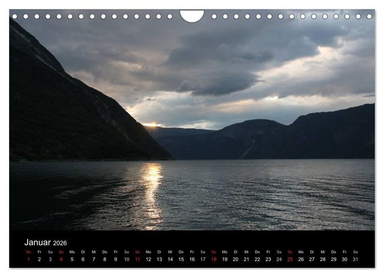 Produktbild: Norwegen - Der S&uuml;den (Wandkalender 2026 DIN A4 quer), CALVENDO Monatskalender