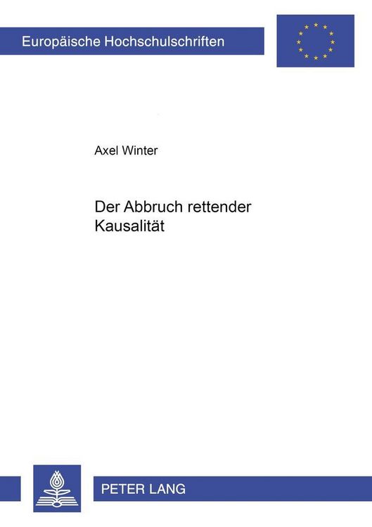 Produktbild: Der Abbruch rettender Kausalit&auml;t