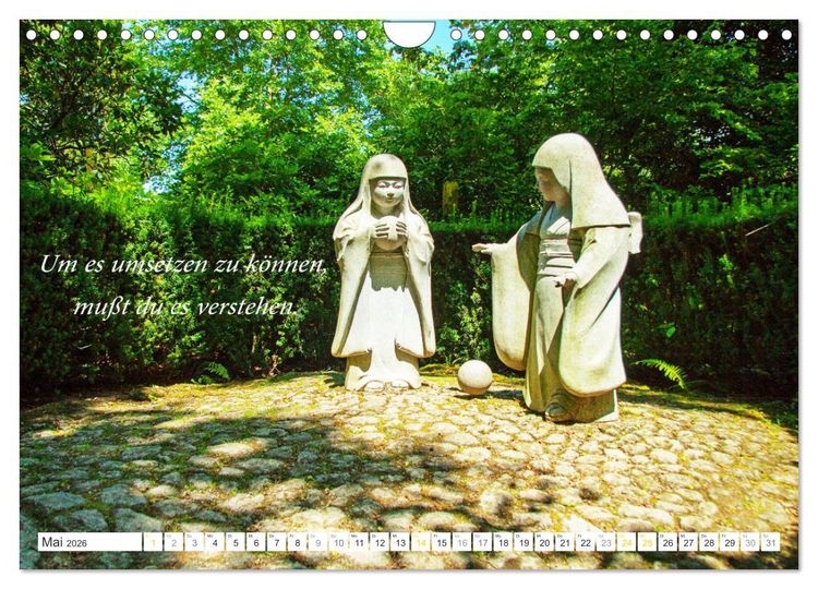 Produktbild: Stille. Japanische Gartenkunst und Weisheiten (Wandkalender 2026 DIN A4 quer), CALVENDO Monatskalender
