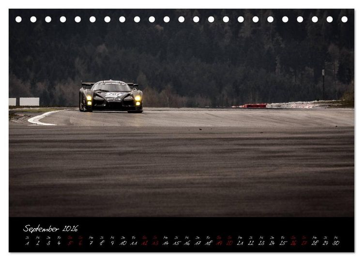 Produktbild: Emotions on Track - Langstreckenmeisterschaft am N&uuml;rburgring - GT3 (Tischkalender 2026 DIN A5 quer), CALVENDO Monatskalender