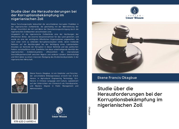 Produktbild: Studie &uuml;ber die Herausforderungen bei der Korruptionsbek&auml;mpfung im nigerianischen Zoll