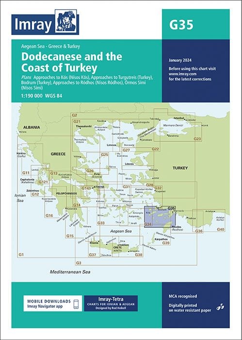Produktbild: G35 Dodecanese and the Coast of Turkey