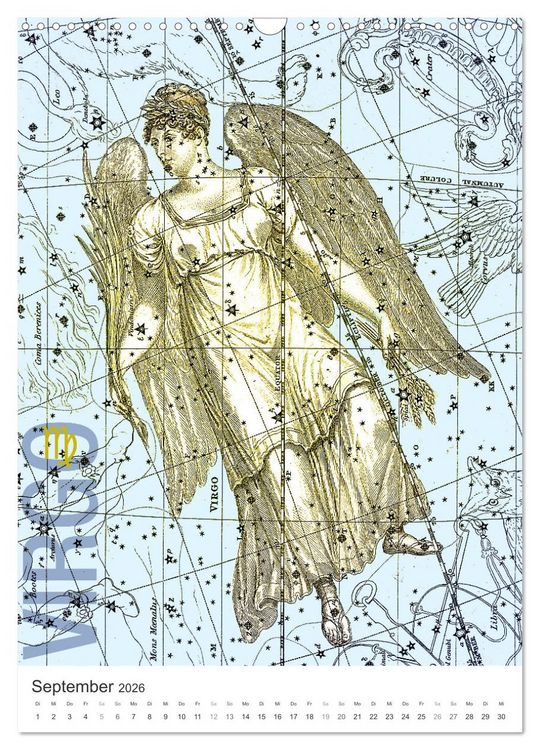 Produktbild: Sternzeichenkalender (Wandkalender 2026 DIN A3 hoch), CALVENDO Monatskalender