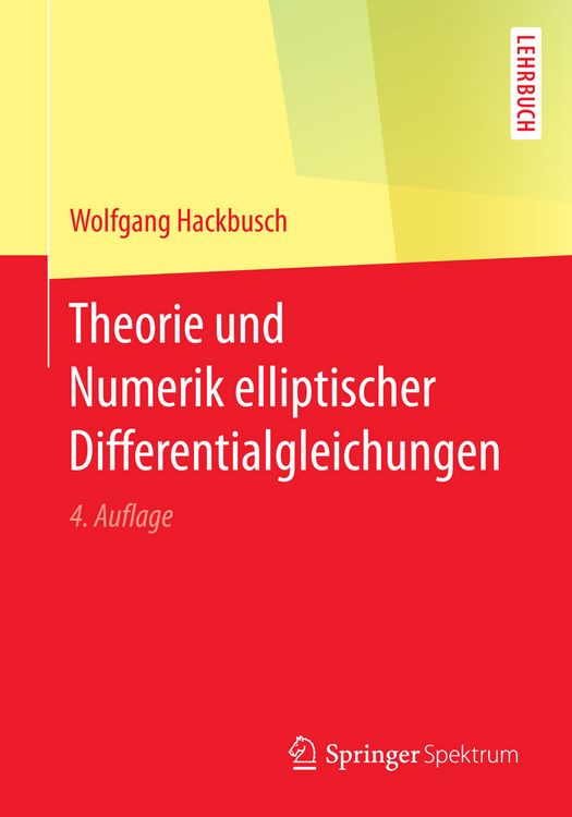 Produktbild: Theorie und Numerik elliptischer Differentialgleichungen
