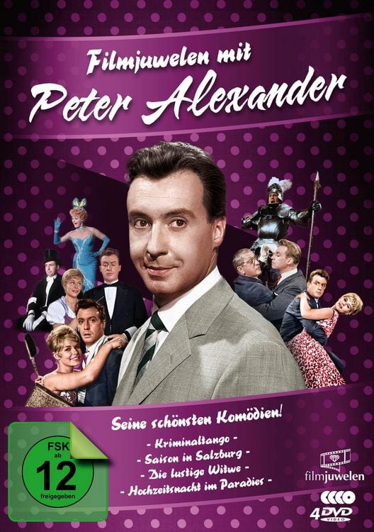 Produktbild: Peter Alexander - Filmjuwelen - Seine sch&ouml;nsten Kom&ouml;dien! [4 DVDs]