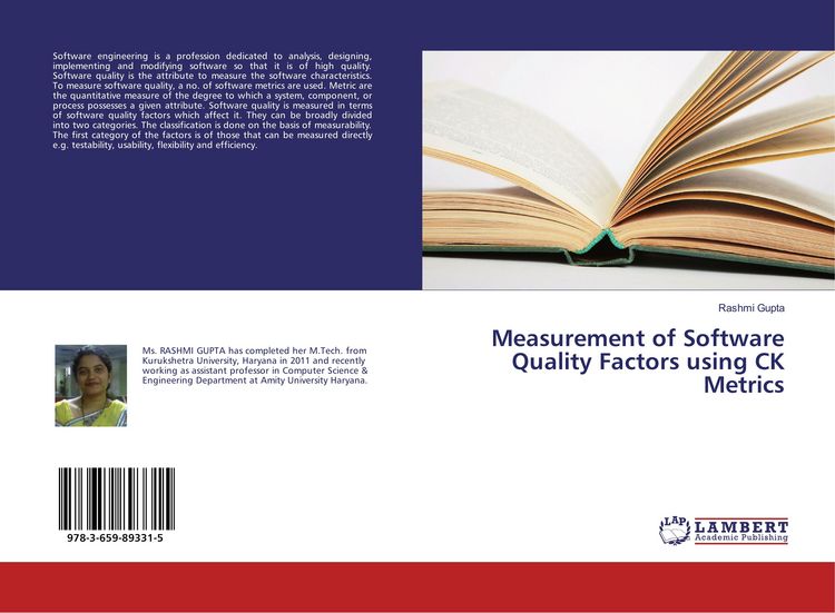 Produktbild: Measurement of Software Quality Factors using CK Metrics