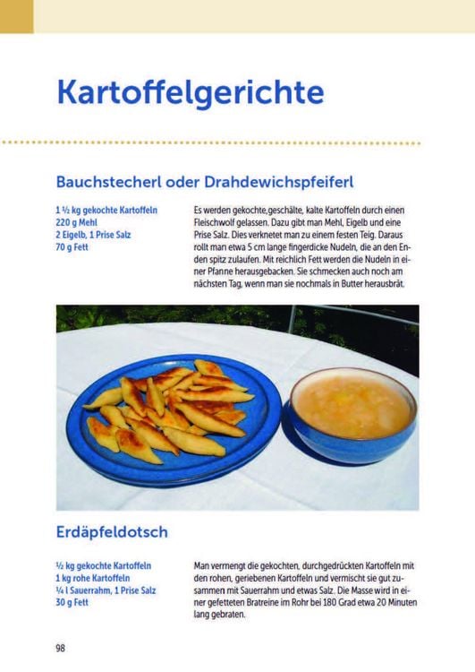 Produktbild: Kartoffelsterz und Hollerkoch