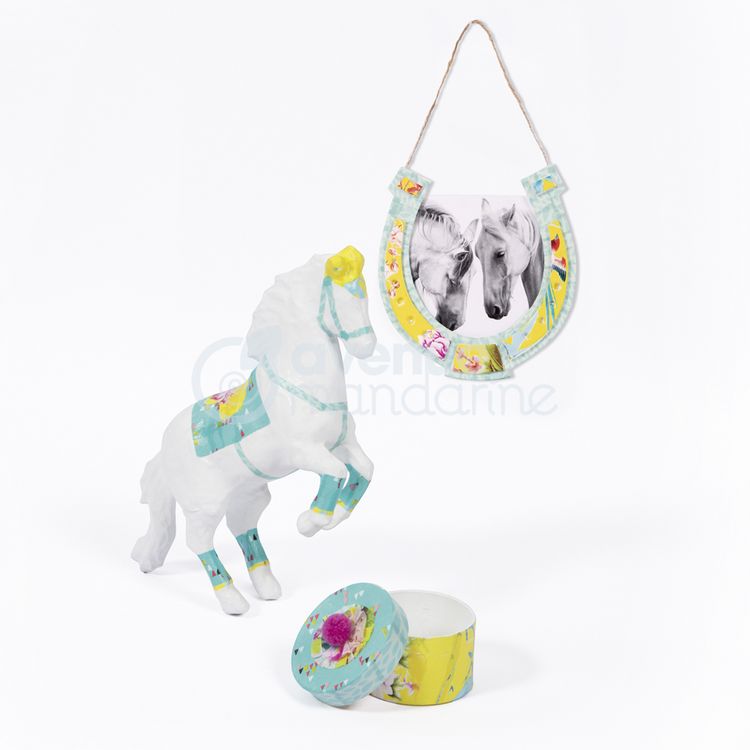 Produktbild: Avenue Mandarine, Kreativset D&eacute;copatch, Reiten
