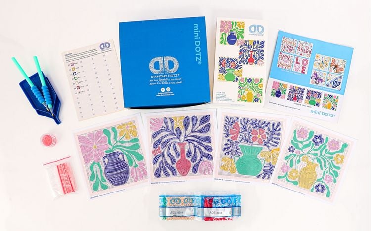 Produktbild: DIAMOND DOTZ - Diamond Painting Mini Blumen