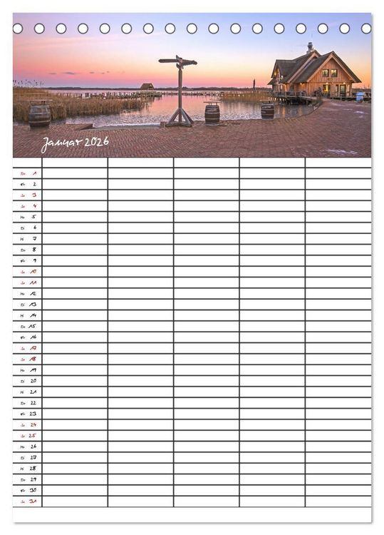 Produktbild: Timmendorfer Strand - Ostsee Urlaubsparadies (Tischkalender 2026 DIN A5 hoch), CALVENDO Monatskalender