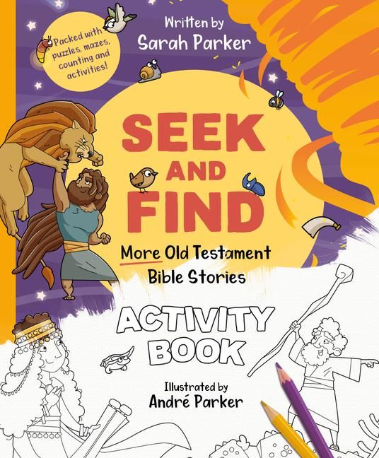 Produktbild: Seek and Find: More Old Testament Bible Stories Activity Book