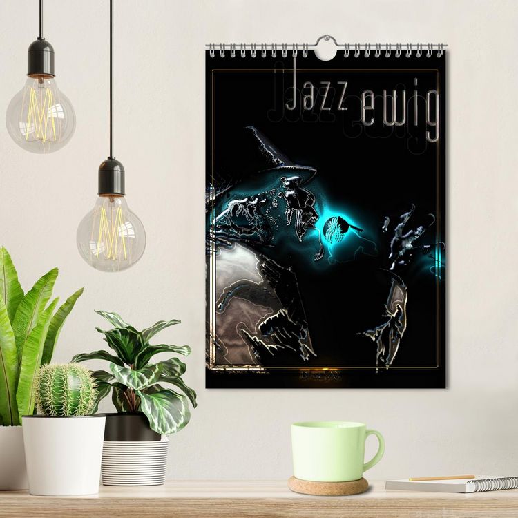 Produktbild: Jazz Ewig (Wandkalender 2026 DIN A4 hoch), CALVENDO Monatskalender