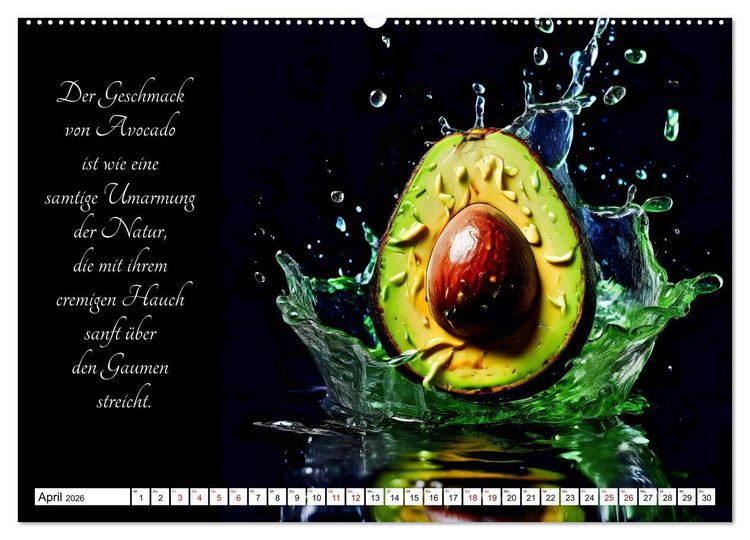 Produktbild: G&auml;rtnerische Geschmacks-Explosionen (hochwertiger Premium Wandkalender 2026 DIN A2 quer), Kunstdruck in Hochglanz
