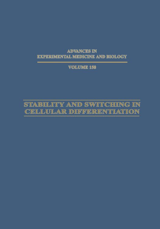 Produktbild: Stability and Switching in Cellular Differentiation