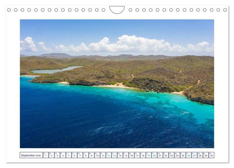 Produktbild: Strand und Meer auf Cura&ccedil;ao (Wandkalender 2026 DIN A4 quer), CALVENDO Monatskalender