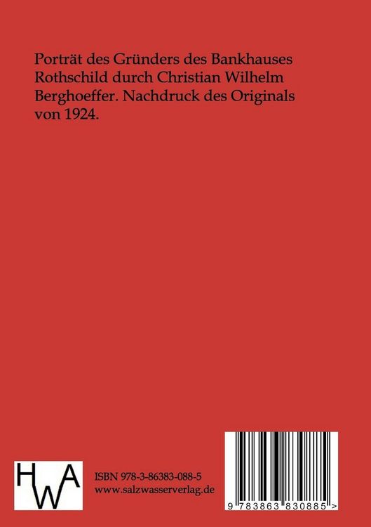 Produktbild: Meyer Amschel Rothschild