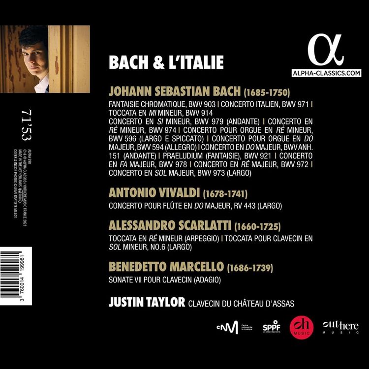 Produktbild: Bach & l'Italie