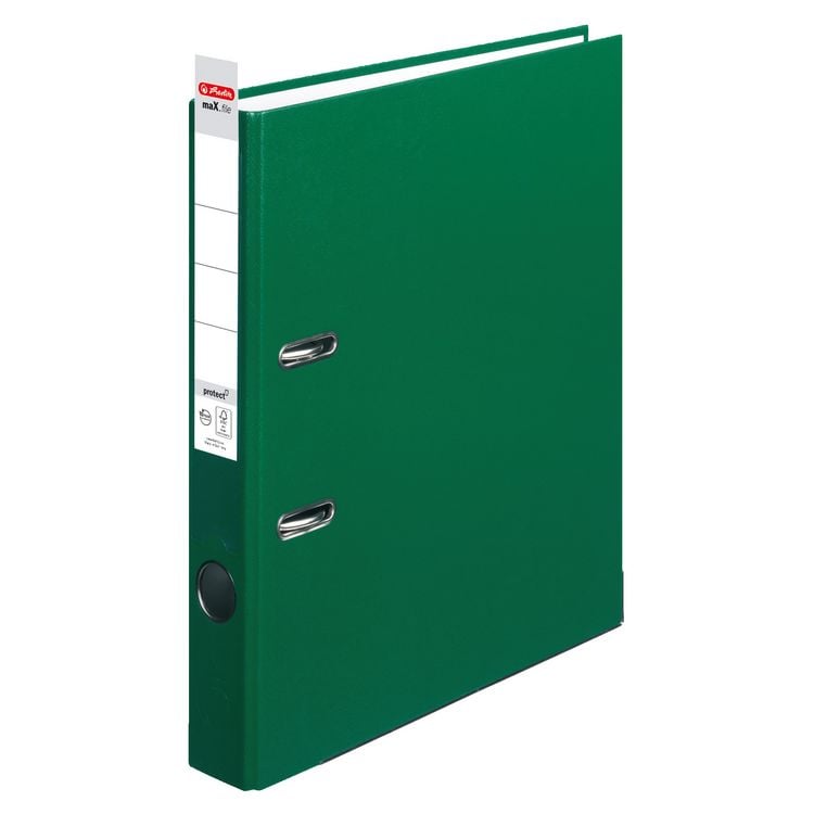 Produktbild: Herlitz Ordner maX.file protect A4 5cm gr&uuml;n