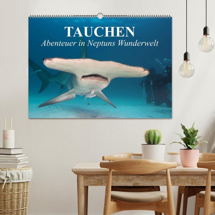 Produktbild: Tauchen - Abenteuer in Neptuns Wunderwelt (Wandkalender 2026 DIN A2 quer), CALVENDO Monatskalender