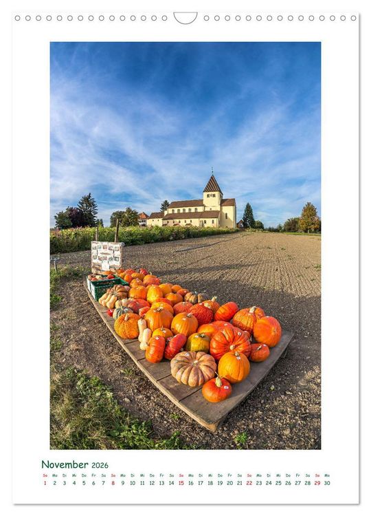 Produktbild: Insel Reichenau im Bodensee (Wandkalender 2026 DIN A3 hoch), CALVENDO Monatskalender