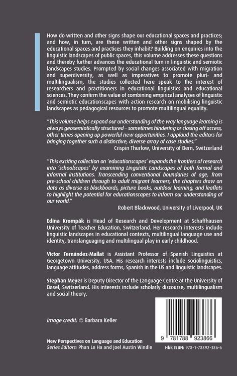 Produktbild: Linguistic Landscapes and Educational Spaces