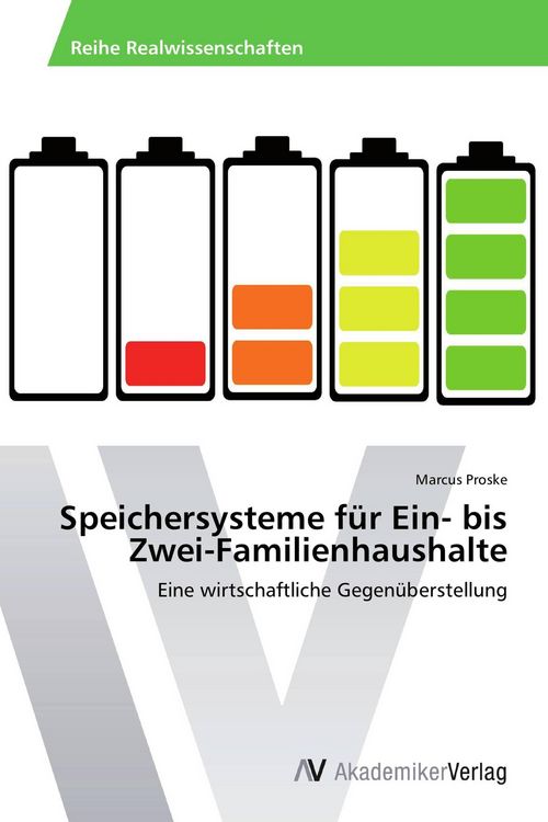 Produktbild: Speichersysteme f&uuml;r Ein- bis Zwei-Familienhaushalte