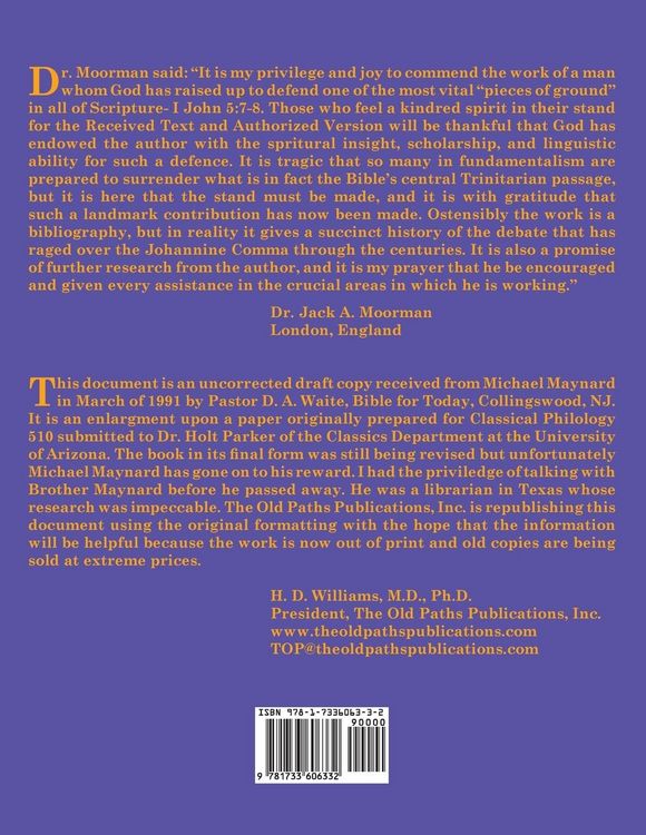 Produktbild: The Historical Defense of 1 John 5