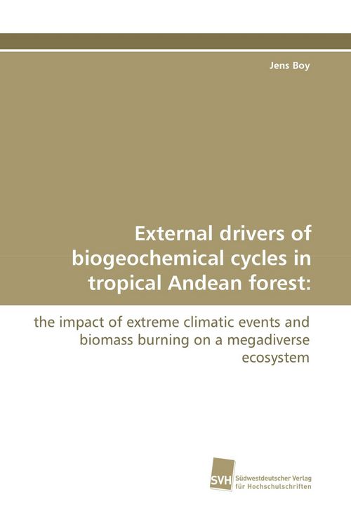 Produktbild: External drivers of biogeochemical cycles in tropical Andean forest: