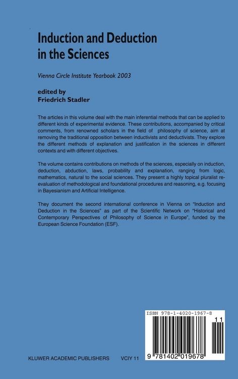 Produktbild: Induction and Deduction in the Sciences