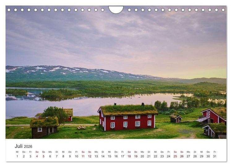 Produktbild: Schweden - Eine bezaubernde Reise in den Norden. (Wandkalender 2026 DIN A4 quer), CALVENDO Monatskalender