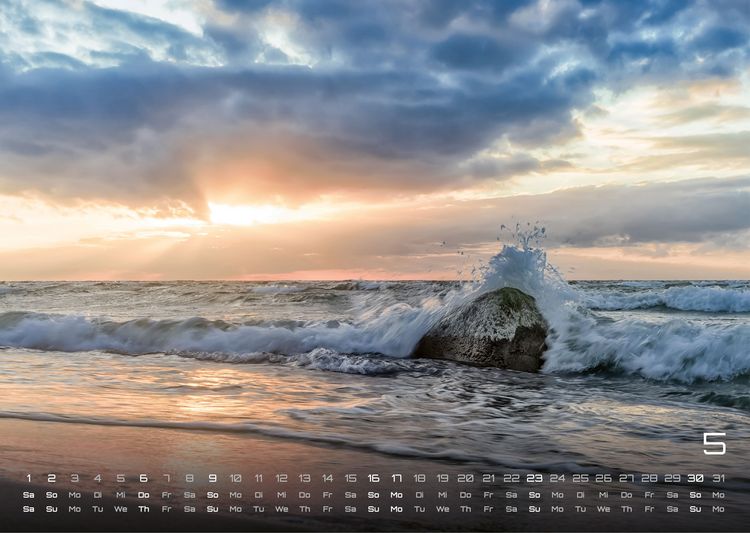 Produktbild: Meer &ndash; Im Rhythmus der Gezeiten! - 2027 - Kalender DIN A3