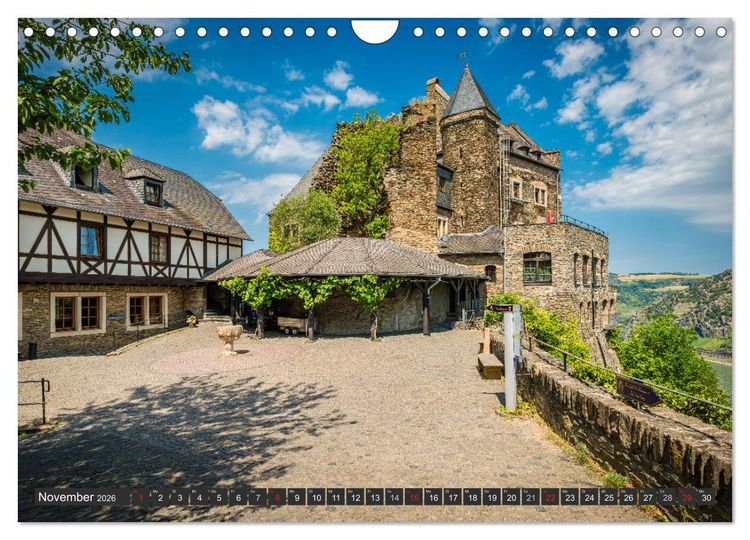 Produktbild: Oberwesel - Stadt der T&uuml;rme (Wandkalender 2026 DIN A4 quer), CALVENDO Monatskalender