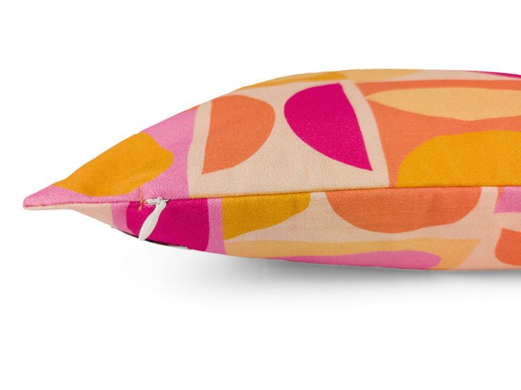 Produktbild: Dekokissen - Retro-Muster pink