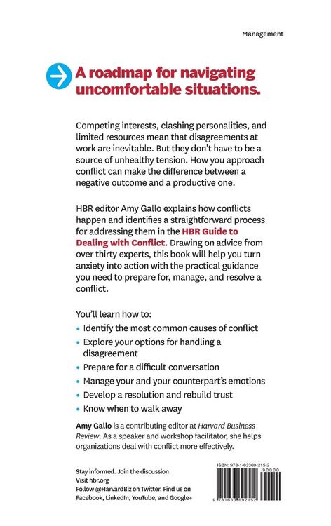 Produktbild: HBR Guide to Dealing with Conflict (HBR Guide Series)