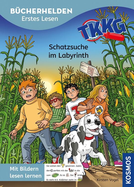 Produktbild: TKKG Junior, B&uuml;cherhelden, Erstes Lesen, Schatzsuche im Labyrinth