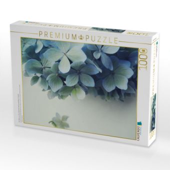 Produktbild: CALVENDO Puzzle Ein Motiv aus dem Kalender Hortensienliebe in Pastell | 1000 Teile Lege-Gr&ouml;&szlig;e 64x48cm Foto-Puzzle f&uuml;r gl&uuml;ckliche Stunden