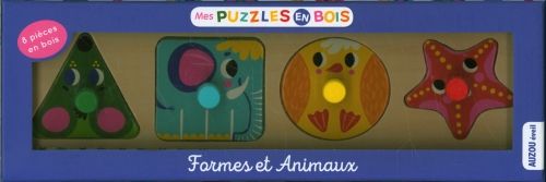 Produktbild: Mes puzzles en bois : formes et animaux
