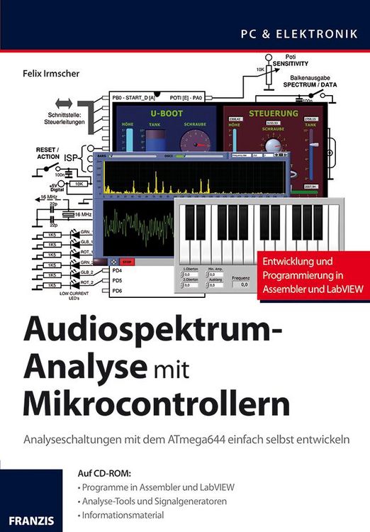 Produktbild: Audiospektrum-Analyse mit Mikrocontrollern