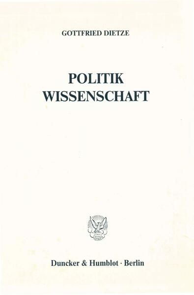 Produktbild: Politik - Wissenschaft.