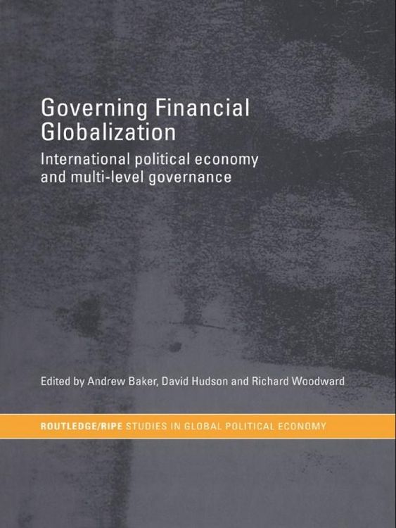 Produktbild: Governing Financial Globalization