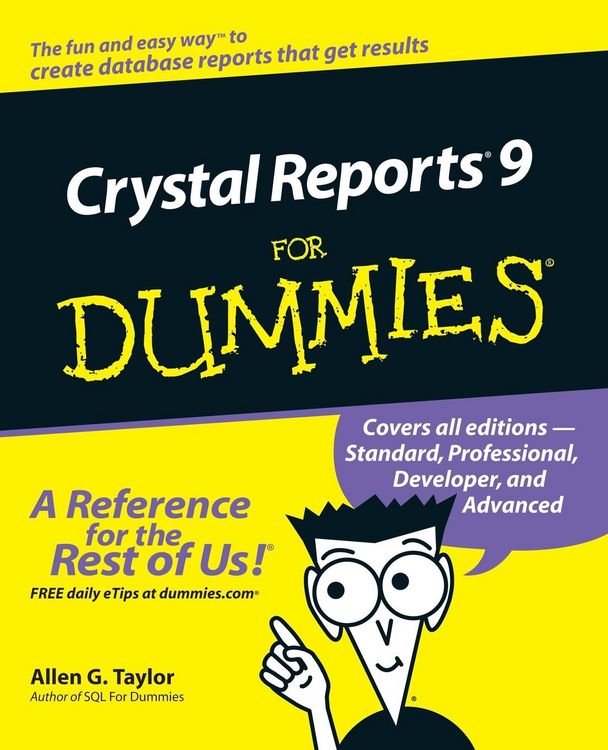 Produktbild: Crystal Reports 'X' for Dummies, Engl. ed.