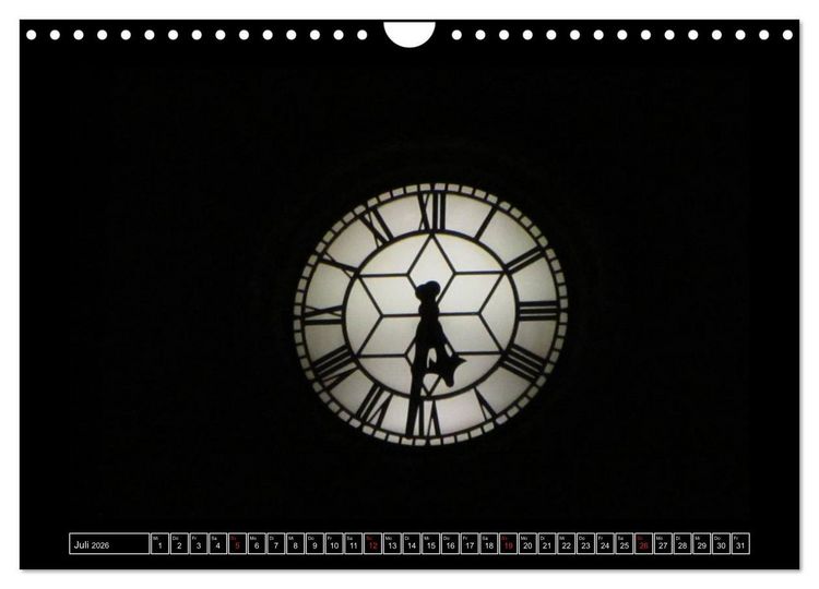 Produktbild: Zeit-Anzeige (Wandkalender 2026 DIN A4 quer), CALVENDO Monatskalender